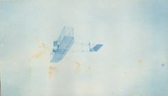 Orville Wright glider flights - Cyanotype #14